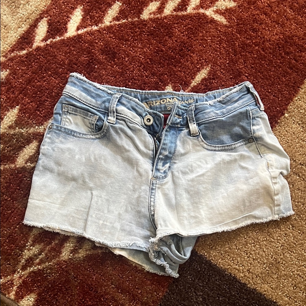 Arizona Jean Company Women's Faded Blue Jean Shorts